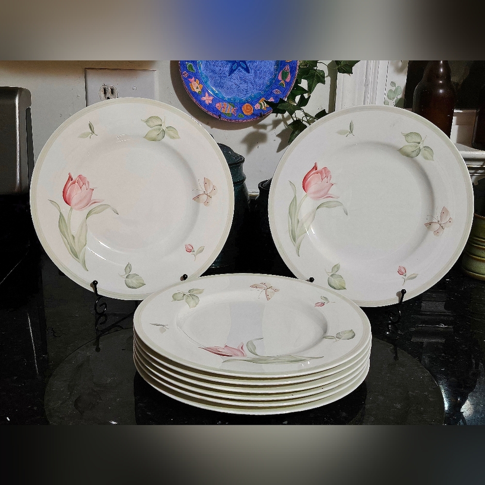 Pair of Vallery and Booch Florea Country Collection Dinner Plates! By The Pair